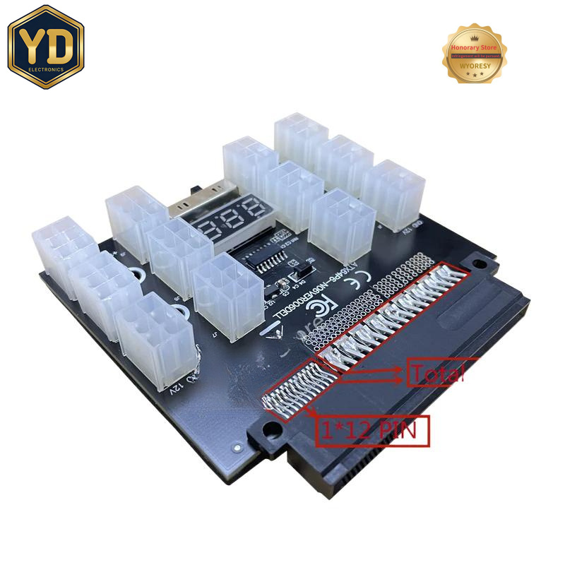 2400W Server Psu Breakout Board - Placa Adaptadora de Fonte de Alimentação