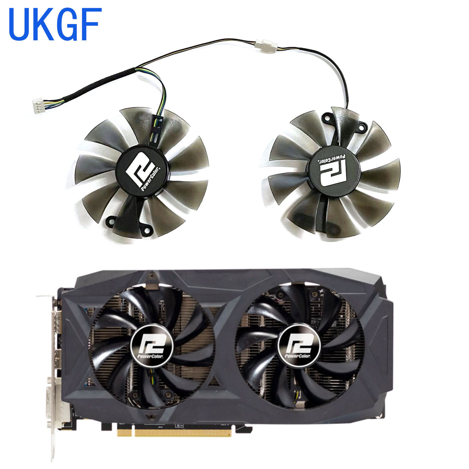Rx 580 8Gb 2048Sp Gpu - Novo Ventilador de Substituição DIY 85MM