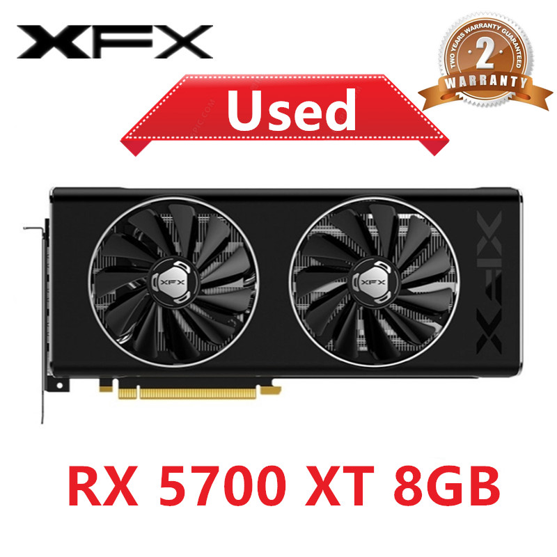 Rx 5700 Xt 8Gb Video Card - XFX-Placa Gráfica Office, AMD Radeon RX
