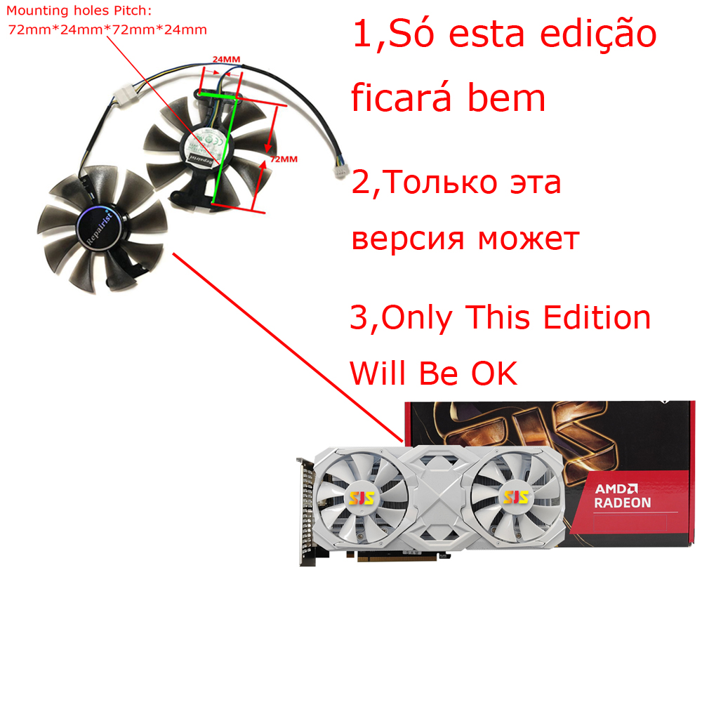 Placas gráficas de vídeo Fan,G - Rx 580 8Gb 2048Sp Gpu avaliação e preço