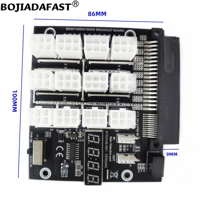 Placa de Distribuição de Energ - 2400W Server Psu Breakout Board avaliação e preço