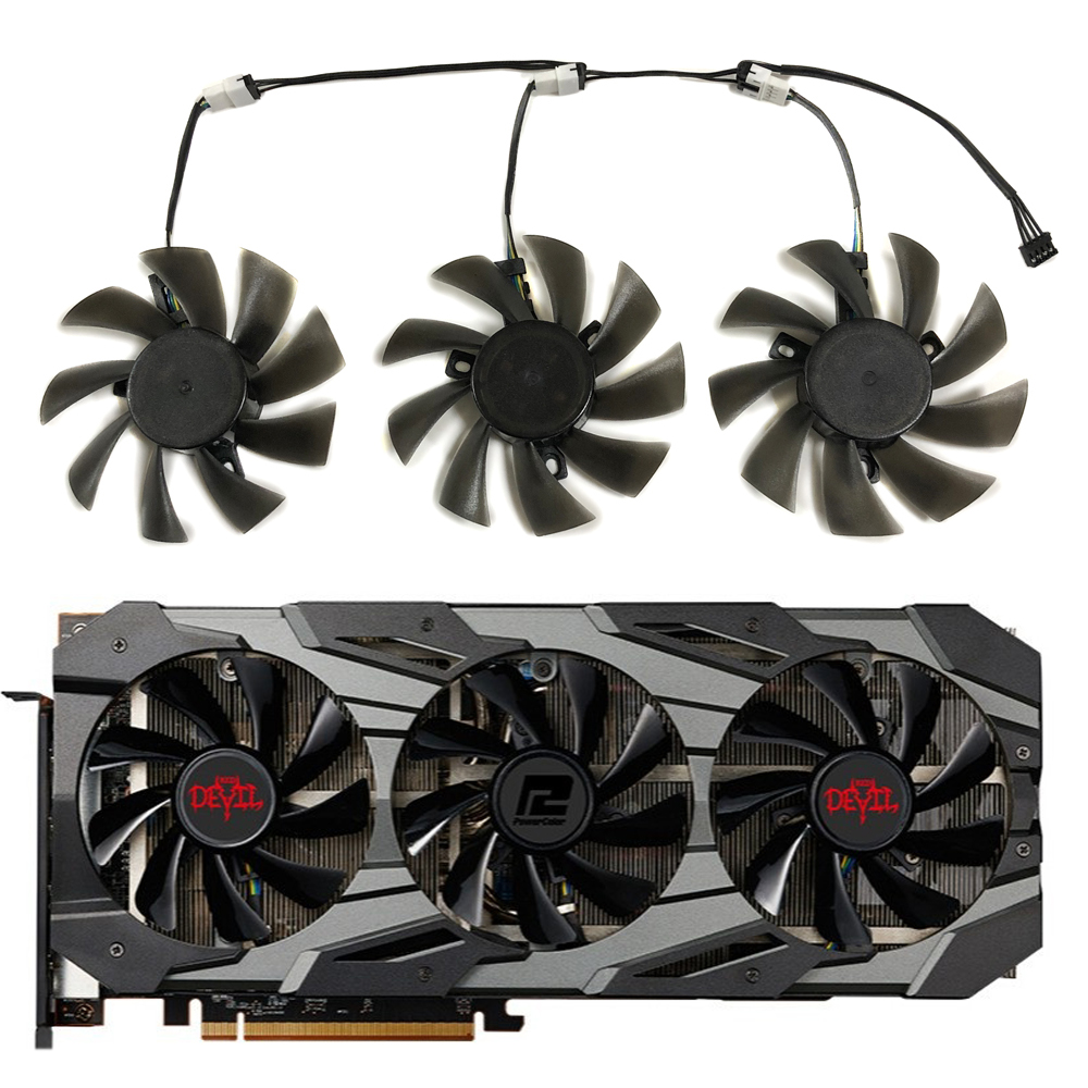 3 unidades/conjunto DIY T 1292 - Rx 5700 Xt 8Gb Video Card avaliação e preço