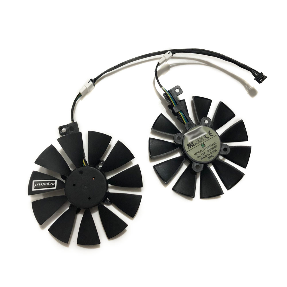 2 pcs/Set, Ventilador de placa - Rx 580 8Gb 2048Sp Gpu avaliação e preço