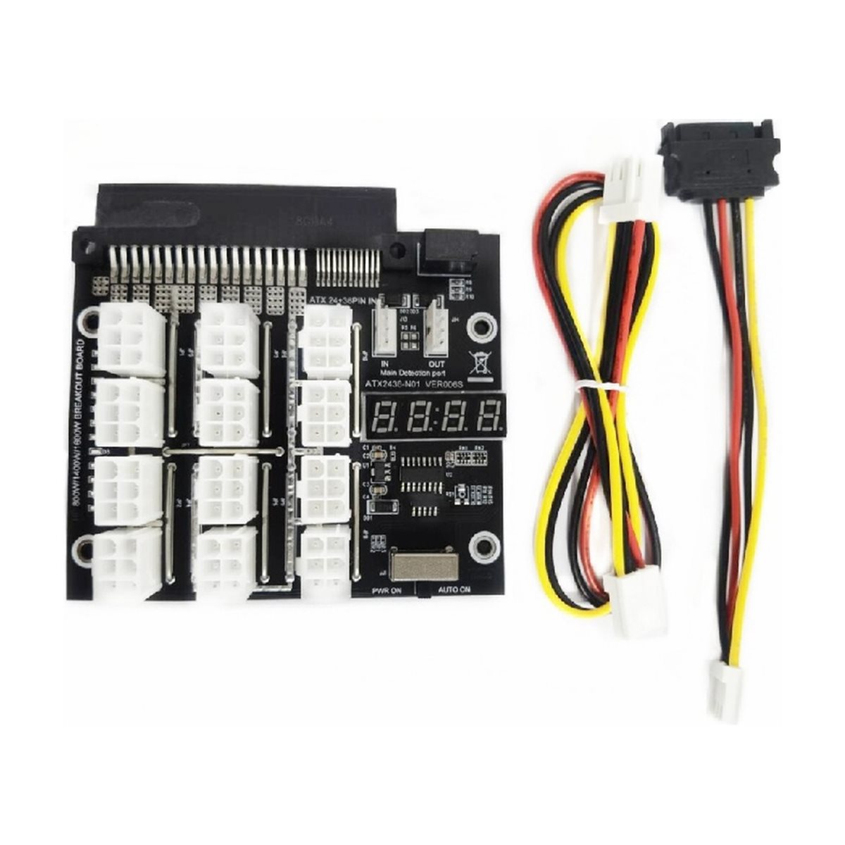 Placa de Conexão PCIe de 12 Po - 2400W Server Psu Breakout Board avaliação e preço