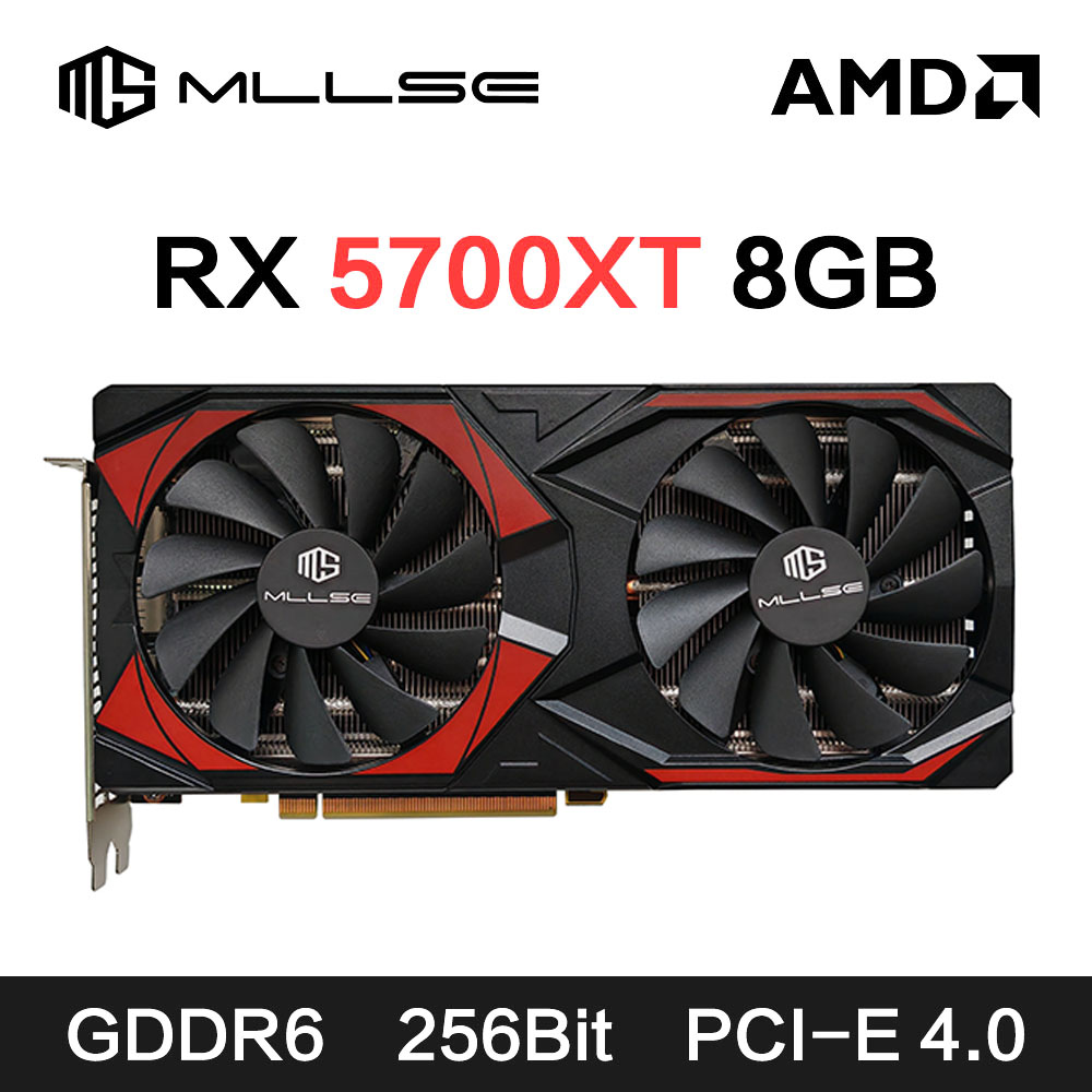 Mllse amd rx5700 xt 8gb placa  - Rx 5700 Xt 8Gb Video Card avaliação e preço