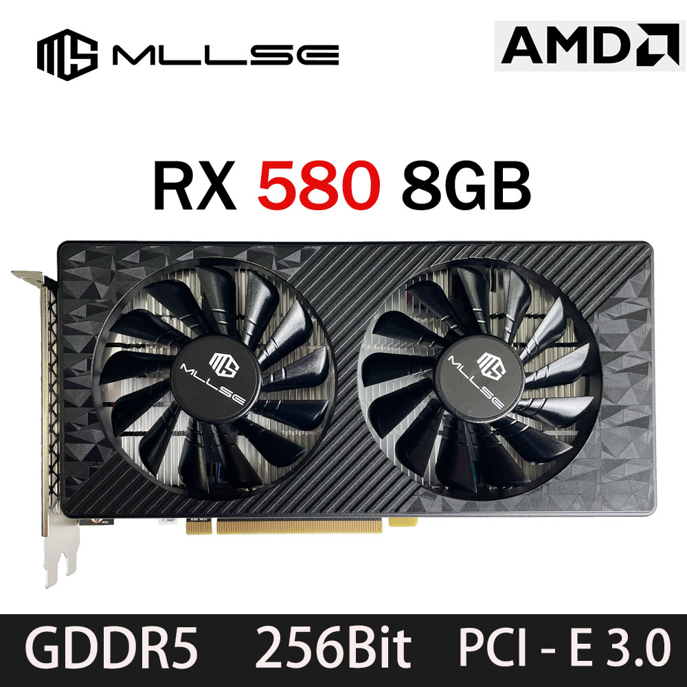 MLLSE AMD RX 580 8GB 2048SP Pl - Rx 580 8Gb 2048Sp Gpu avaliação e preço